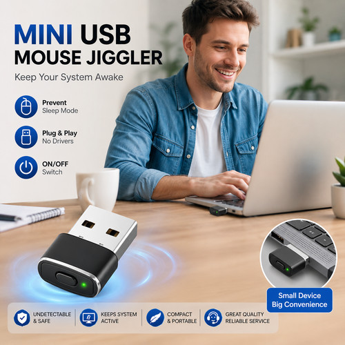 Usb mouse jiggler undetectable - jiggler,